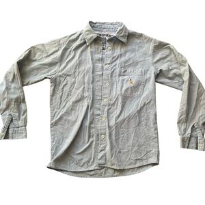 Old Navy Pusser’s Long Sleeve Casual Button Down Light Denim Size Large